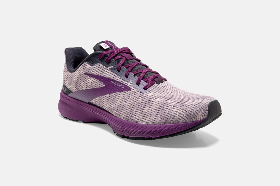 Brooks Launch 8 Road Running Shoes - Womens - Purple - LA5847016